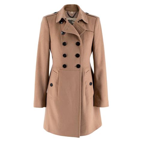 burberry camel cashmere coat|burberry 100 cashmere coat.